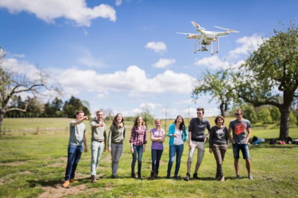 étudiants en TP à Haugimont