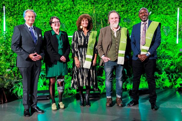 Cédric Visart de Bocarmé, Annick Castiaux, Zeina Abirached, Bouli Lanners et Bob Rugurika.