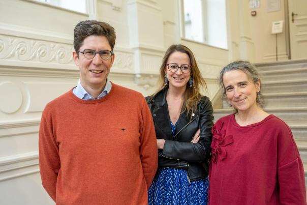 Photo des porteurs du projet JEDDT - G. Wieërs, A. Lachapelle et C. Canon