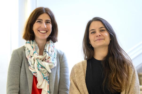 Morgane Belin et sa collègue Sigourney Gillin