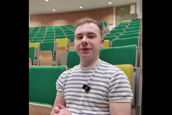 Kevin Persoons, étudiant à l'UNamur