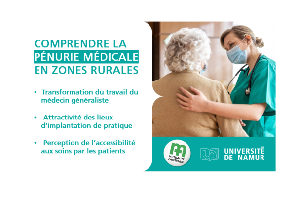 Visuel du partenariat observatoire universitaire de médecine rural et la mutualité chrétienne