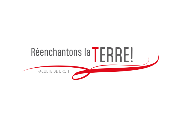 Logo du fil rouge de la Faculté de droit : Réanchantons la Terre (2025-2026)