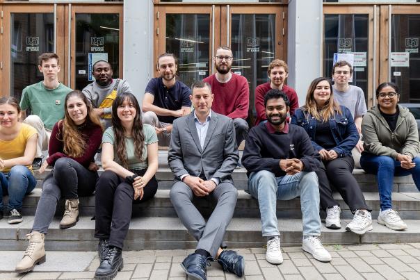 Photo de groupe de l'équipe RCO de l'UNamur