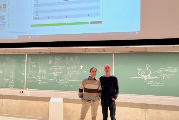 Hélène Bouchat et Benoit Muylkens