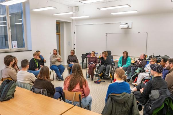 Etudiants et résidents du Château Vert