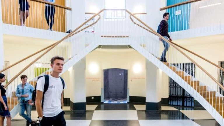 Etudiants inscrits en immersion trilingue sur le Campus de l'UHasselt