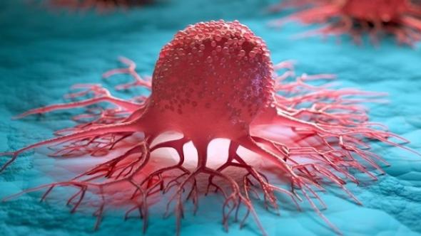 Représentation d'une cellule cancéreuse