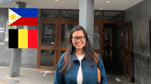Anna Vibar, étudiante philippine à l'UNamur