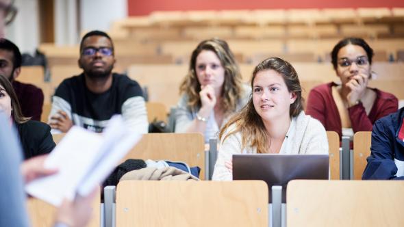 étudiants en auditoire