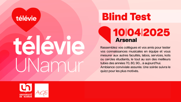 Affiche blind test télévie