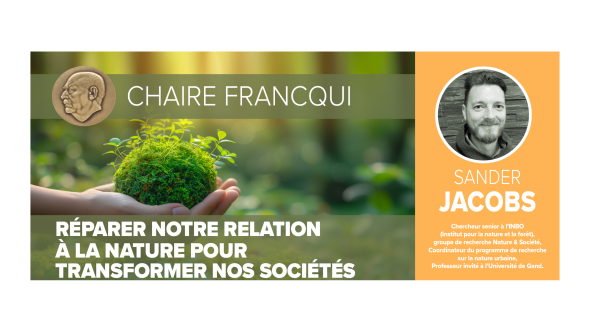 Chaire Francqui 2025-2026 en Faculté des sciences