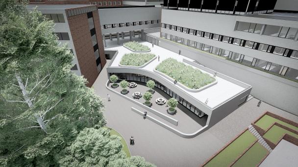 Vue aérienne de la BUMP en 3D (projet)