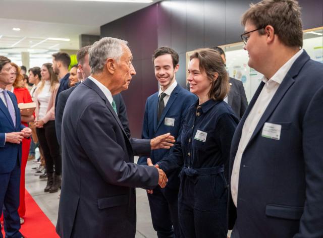 Visite du Président portugais à l'UNamur