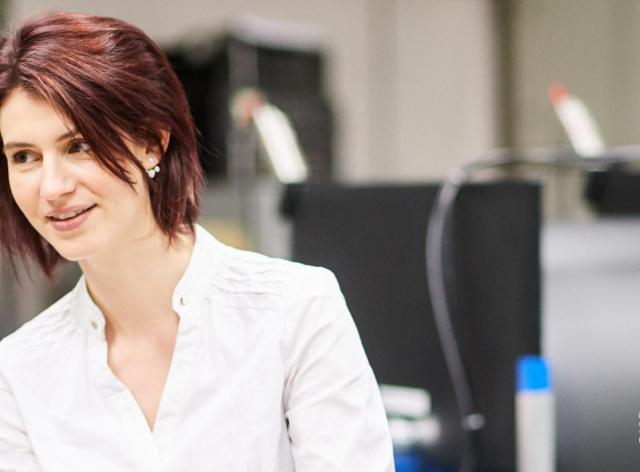 Professeure en cours de physique