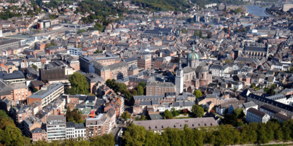 Ville de Namur vue du haut