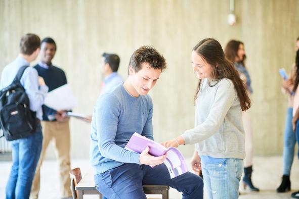 Etudiants du bachelier en droit à l'UNamur