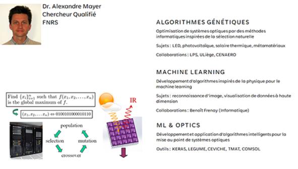 Recherches du groupe de recherche de Alexandre Mayer