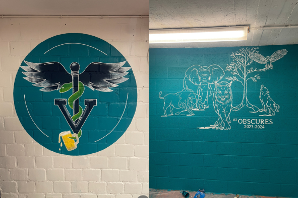 Nouvelle fresque au Département de vétérinaire