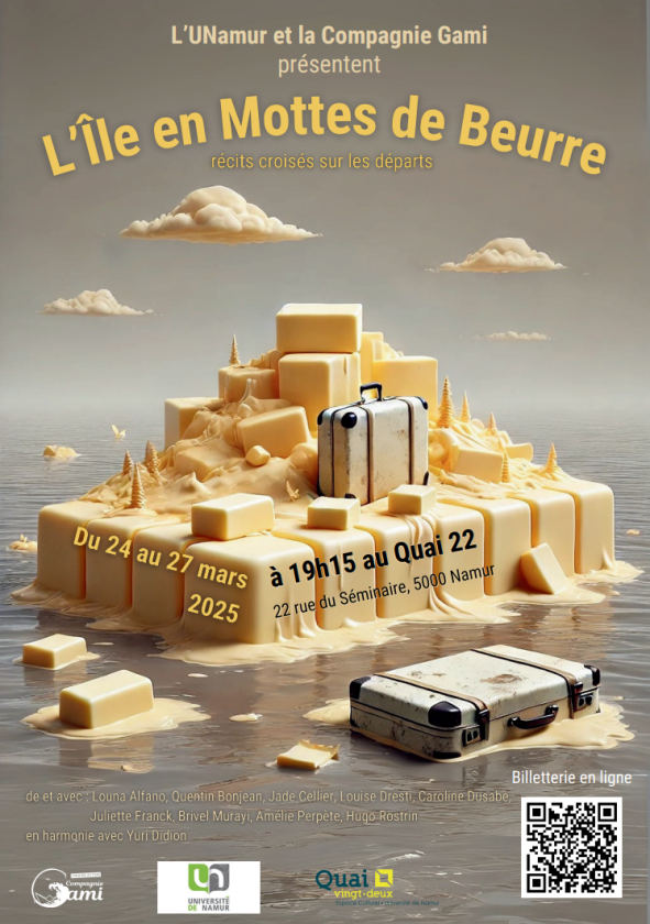 Visuel du spectacle "L'île en Mottes de Beurre"