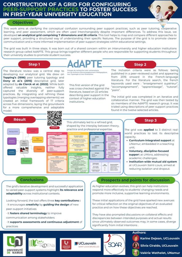 FaSEF EFYE Peer support grid 