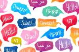Bonjour écrit en plusieurs langues