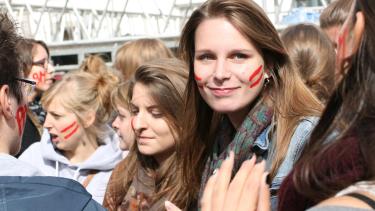 Etudiante à la rentrée