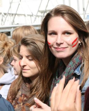 Etudiante à la rentrée