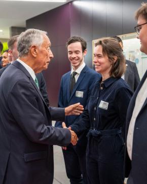 Visite du Président portugais à l'UNamur