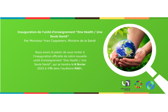 Affiche de l'inauguration de l'UE One Health