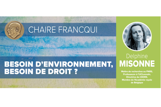 Chaire Francqui 2025-2026 en Faculté de droit Delphine Misonne 