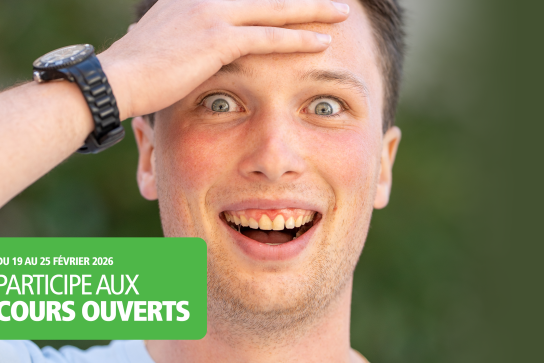 Cours ouverts à l'UNamur février 2026