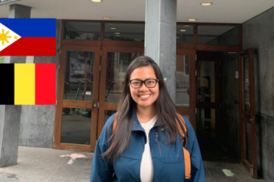 Anna Vibar, étudiante philippine à l'UNamur