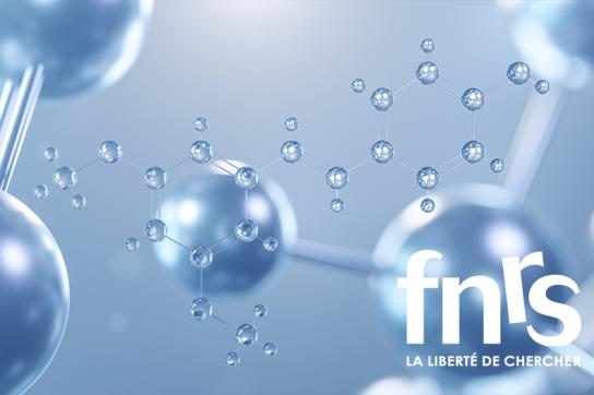 Representation of a stilbene molecule