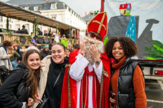 Etudiants et Saint-Nicolas 