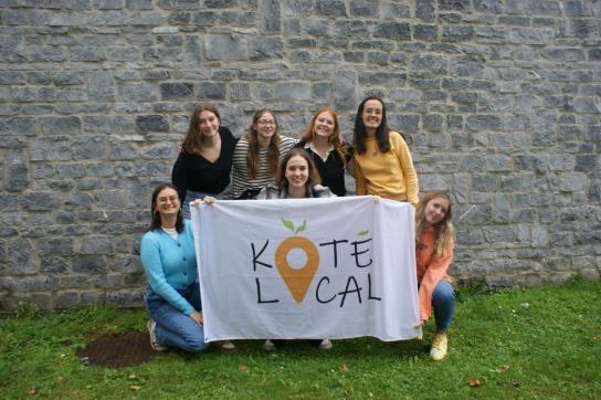 Photo de l'équipe 23-24 du Kotélocal de l'UNamur