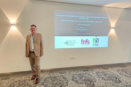 Gilles Perrouin à la conférence SPLC 2024