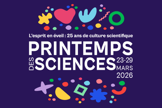 Affiche Printemps des Sciences 2026